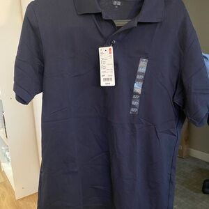 Uniqlo Blue Polo Shirt Classic Design